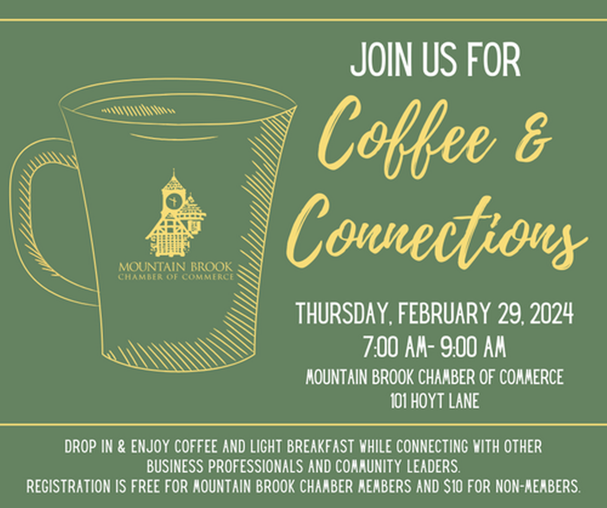 February Coffee and Connections Feb 29, 2024